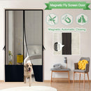 magnetic mesh door screen for pets