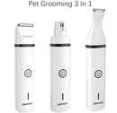 pet grooming shaver with nail trimmer