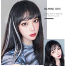 gradient color straight hair piece