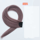 gradient color straight hair piece