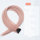 gradient color straight hair piece