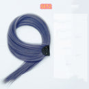 gradient color straight hair piece