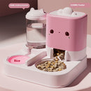 automatic cat water fountain feeder