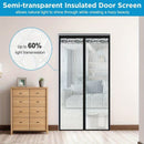 insulated magnetic door curtain