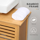 bamboo under sink cabinet organizer