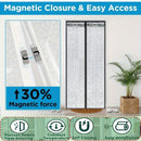 insulated magnetic door curtain