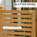 bamboo under sink cabinet organizer