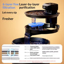 Cat Water Fountain Ceramic Pet Automatic Water Dispenser.