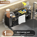 multifunctional sink sponge rack