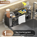 multifunctional sink sponge rack