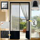 magnetic mesh door screen for pets