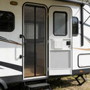 RV magnetic screen door with automatic closing