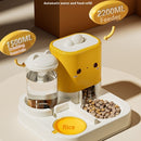 automatic cat water fountain feeder