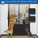 magnetic mesh door screen for pets