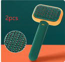 stainless steel pet grooming brush