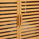 bamboo under sink cabinet organizer
