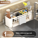 multifunctional sink sponge rack
