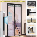 insulated magnetic door curtain