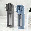 silicone pet bath brush