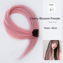 gradient color straight hair piece